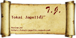 Tokai Jagelló névjegykártya